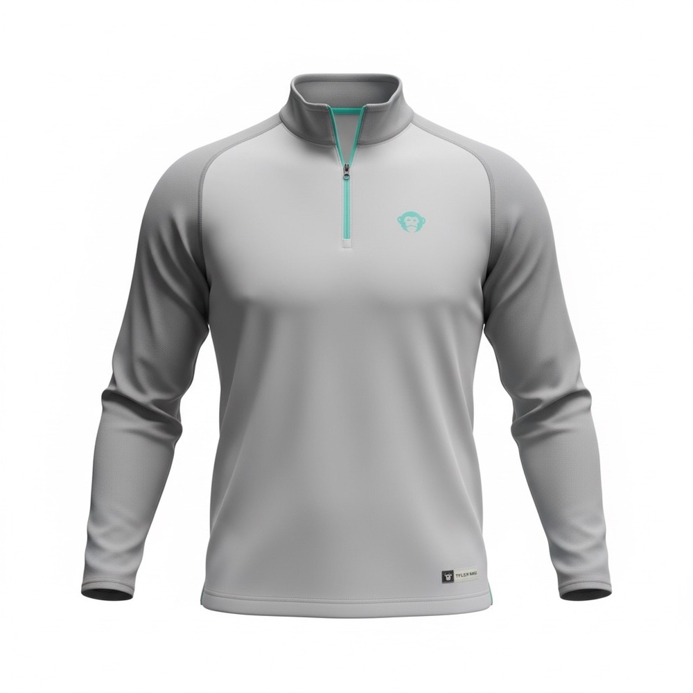 Howler Brothers Light Gray Quarter-Zip